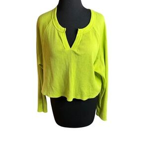 Wild Fable Long-Sleeve Crop Top | XXL